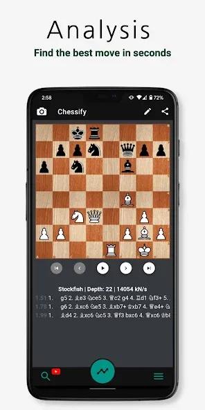 Взломанная Chessify: Scan & Analyze chess  [МОД Unlimited Money] — полная версия apk на Андроид screen 2