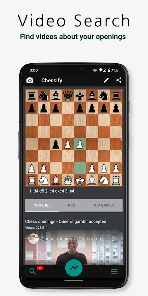 Взломанная Chessify: Scan & Analyze chess  [МОД Unlimited Money] — полная версия apk на Андроид screen 3