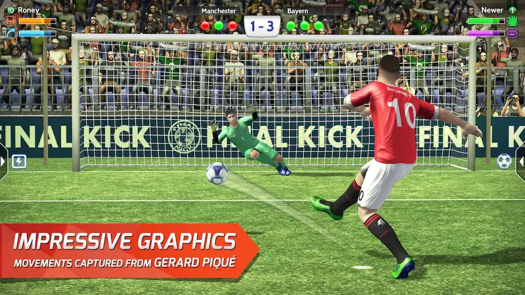 Скачать взлом Final Kick: Online Soccer (Финаль кик)  [МОД Unlimited Money] — полная версия apk на Андроид screen 1