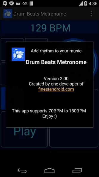 Взломанная Drum Beats Metronome  [МОД Бесконечные деньги] — полная версия apk на Андроид screen 4