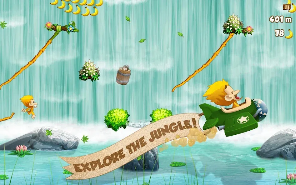 Скачать взлом Benji Bananas (Бенджи Бананас)  [МОД Mega Pack] — полная версия apk на Андроид screen 1