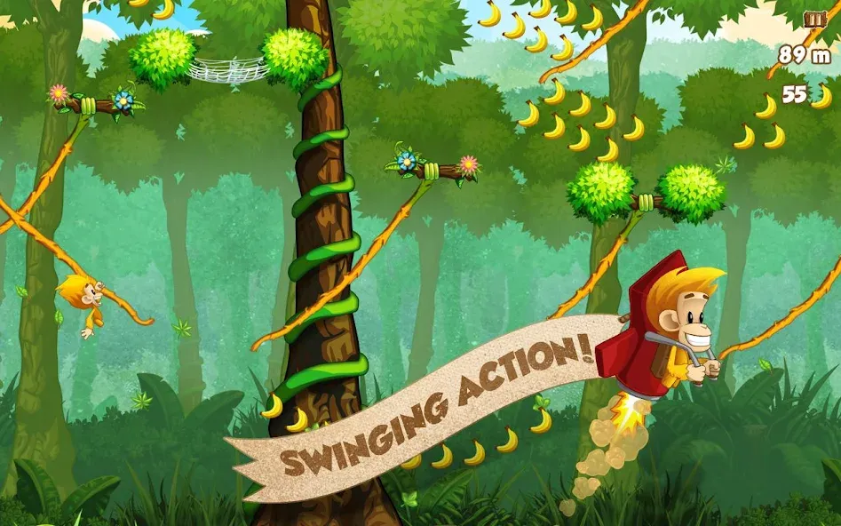 Скачать взлом Benji Bananas (Бенджи Бананас)  [МОД Mega Pack] — полная версия apk на Андроид screen 2