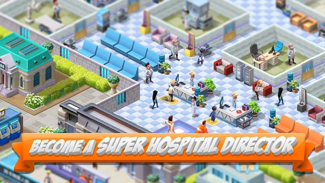 Скачать взломанную Sim Hospital2-Simulation (Сим Хоспитал2)  [МОД Меню] — полная версия apk на Андроид screen 3