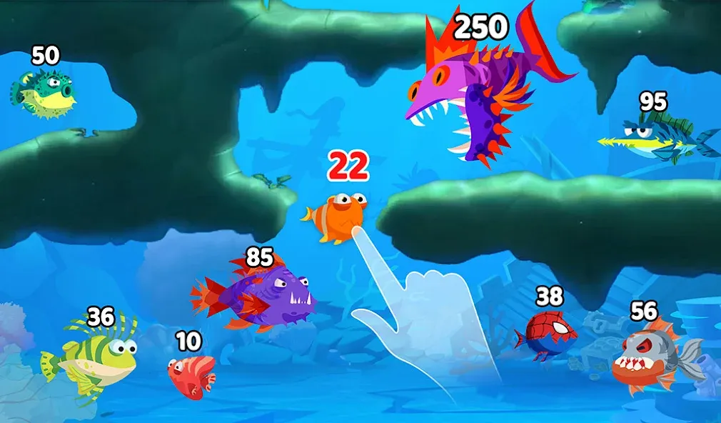 Взломанная Fish Town IO: Mini Aquarium (Фиш Таун Ай Ой)  [МОД Unlimited Money] — полная версия apk на Андроид screen 2