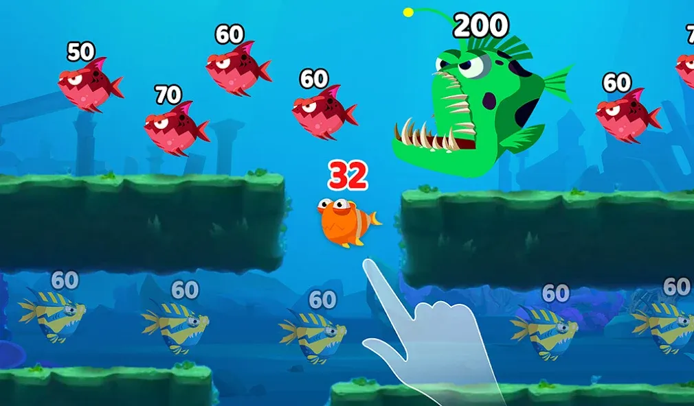 Взломанная Fish Town IO: Mini Aquarium (Фиш Таун Ай Ой)  [МОД Unlimited Money] — полная версия apk на Андроид screen 3