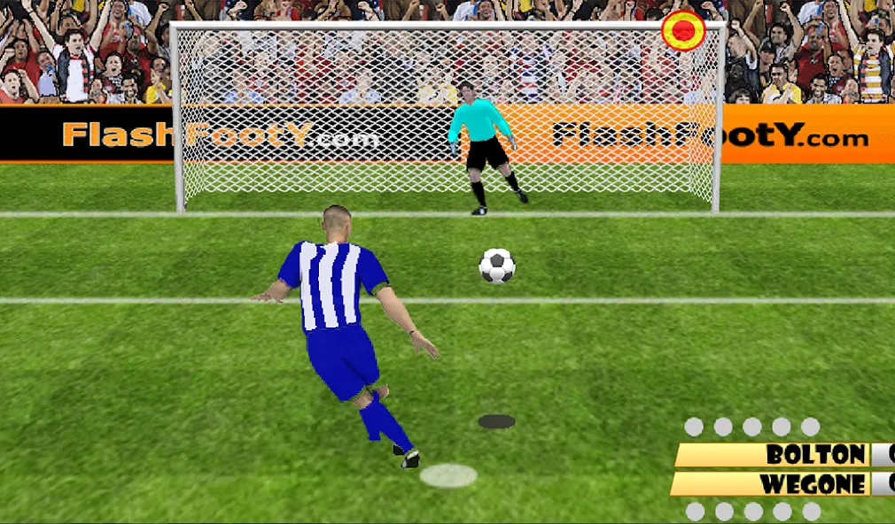 Скачать взлом Penalty Shooters Football Game  [МОД Mega Pack] — стабильная версия apk на Андроид screen 1