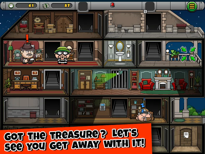 Взломанная Bob The Robber 4 (Боб Грабитель 4)  [МОД Все открыто] — последняя версия apk на Андроид screen 3