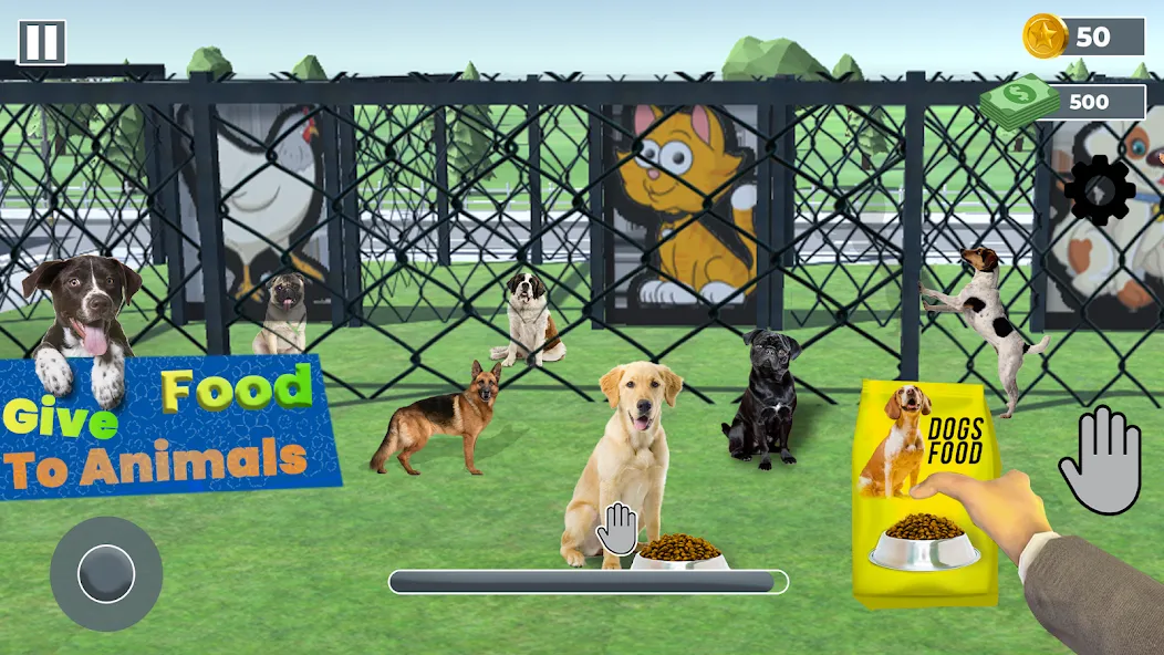 Скачать взлом Animal Shelter: Pet Rescue 3D  [МОД Бесконечные монеты] — последняя версия apk на Андроид screen 1