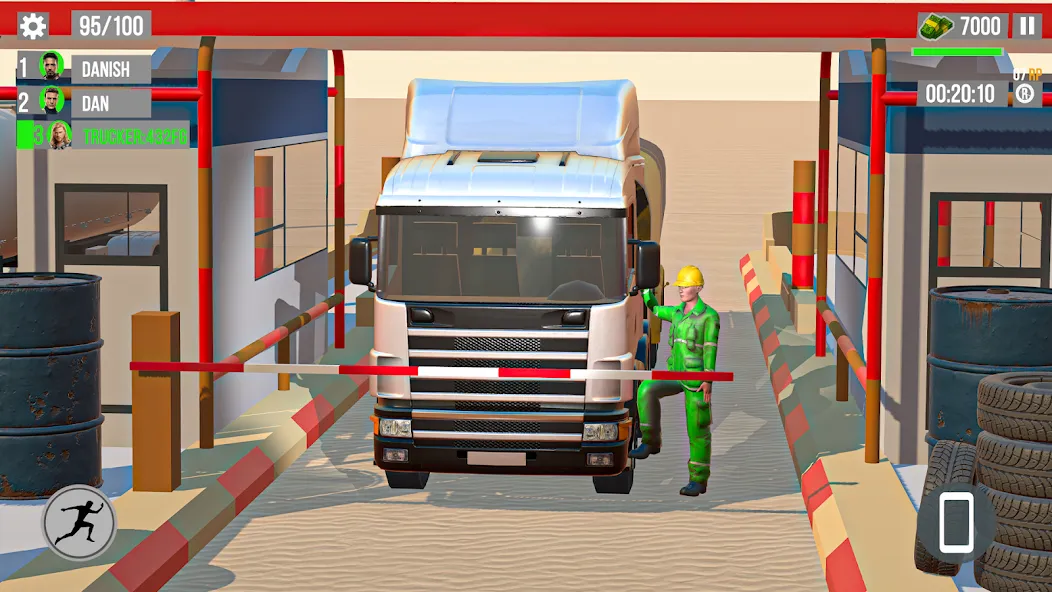 Скачать взлом Euro Truck Gas Station Games  [МОД Все открыто] — стабильная версия apk на Андроид screen 5