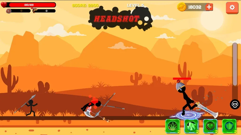 Взломанная Spear war with Stickman (Спир вар)  [МОД Unlocked] — последняя версия apk на Андроид screen 2