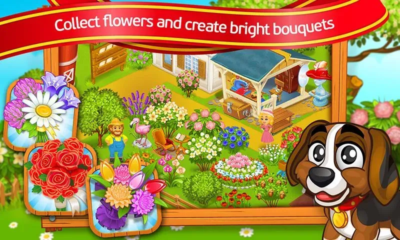 Скачать взлом Farm Town: Cartoon Story  [МОД Unlocked] — стабильная версия apk на Андроид screen 3