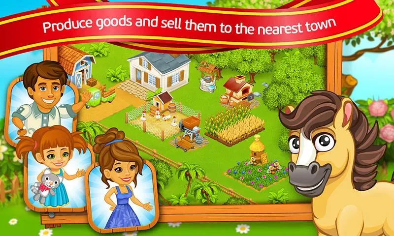 Скачать взлом Farm Town: Cartoon Story  [МОД Unlocked] — стабильная версия apk на Андроид screen 4