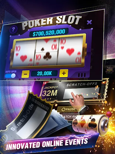 Взломанная Holdem or Foldem — Texas Poker (Холдем или Фолдем)  [МОД Меню] — полная версия apk на Андроид screen 5