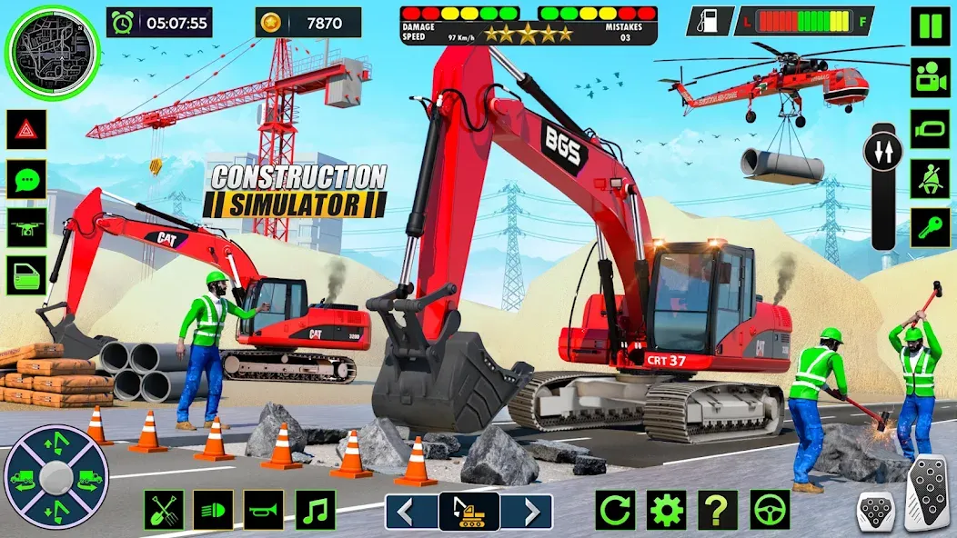 Взлом Real Road Construction Games (Реал Роад Конструкшн Геймс)  [МОД Unlimited Money] — стабильная версия apk на Андроид screen 5