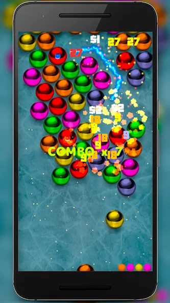 Скачать взлом Magnetic balls bubble shoot  [МОД Много денег] — последняя версия apk на Андроид screen 3