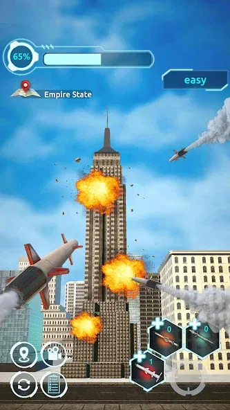 Взломанная City Demolish: Rocket Smash! (Сити Демолиш)  [МОД Много монет] — полная версия apk на Андроид screen 1