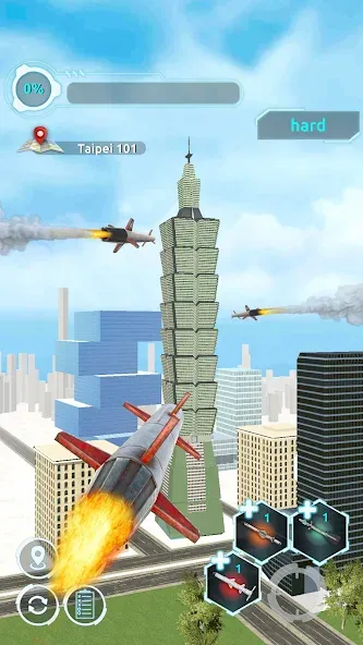 Взломанная City Demolish: Rocket Smash! (Сити Демолиш)  [МОД Много монет] — полная версия apk на Андроид screen 2