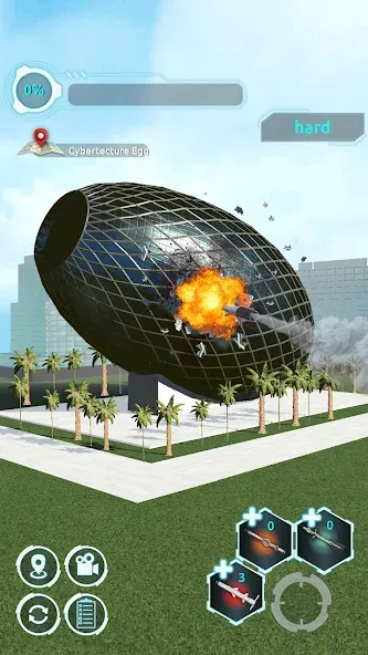 Взломанная City Demolish: Rocket Smash! (Сити Демолиш)  [МОД Много монет] — полная версия apk на Андроид screen 3