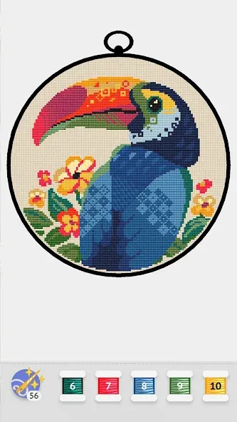 Скачать взлом Cross Stitch Club (Кросс Стич Клуб)  [МОД Бесконечные деньги] — стабильная версия apk на Андроид screen 4