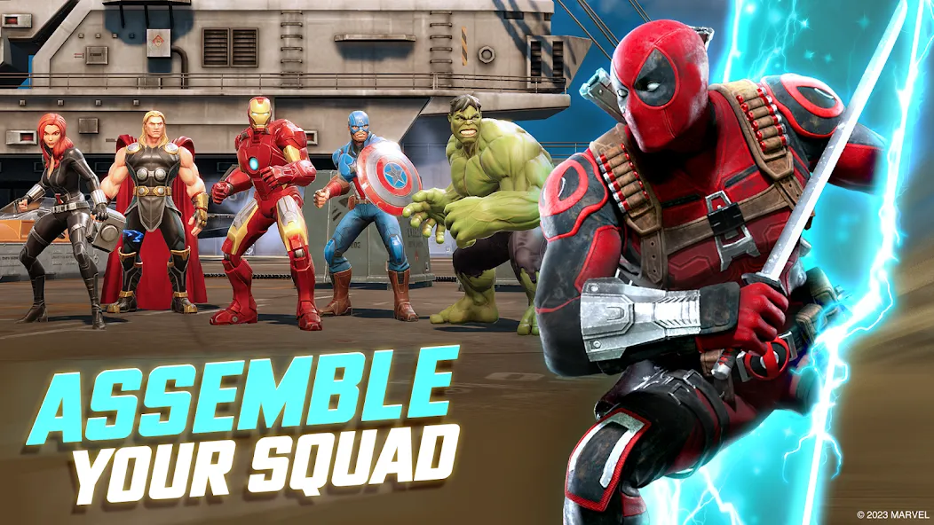 Скачать взлом MARVEL Strike Force: Squad RPG (Марвел Страйк Форс)  [МОД Меню] — стабильная версия apk на Андроид screen 1