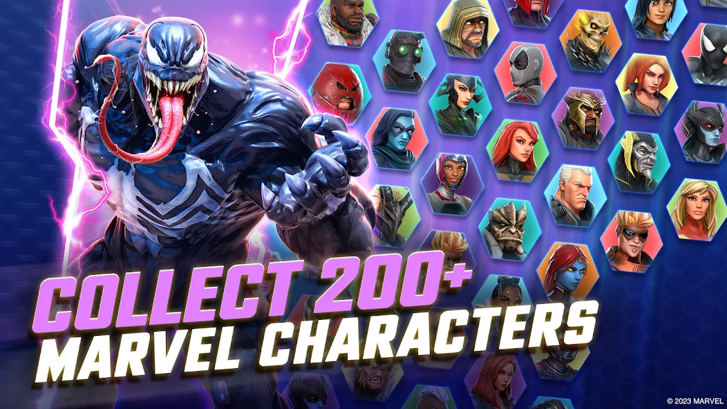 Скачать взлом MARVEL Strike Force: Squad RPG (Марвел Страйк Форс)  [МОД Меню] — стабильная версия apk на Андроид screen 2