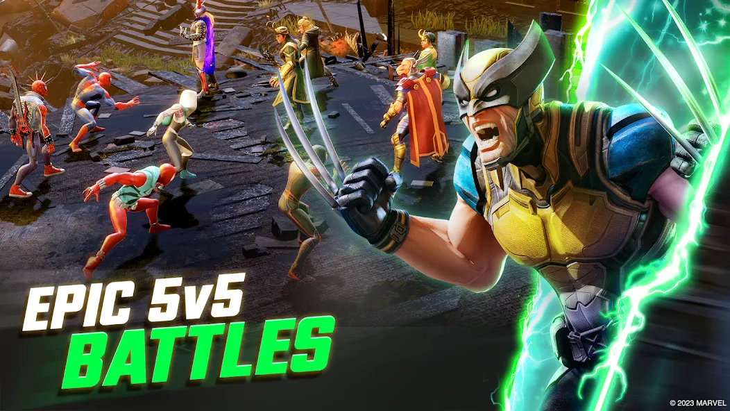 Скачать взлом MARVEL Strike Force: Squad RPG (Марвел Страйк Форс)  [МОД Меню] — стабильная версия apk на Андроид screen 3