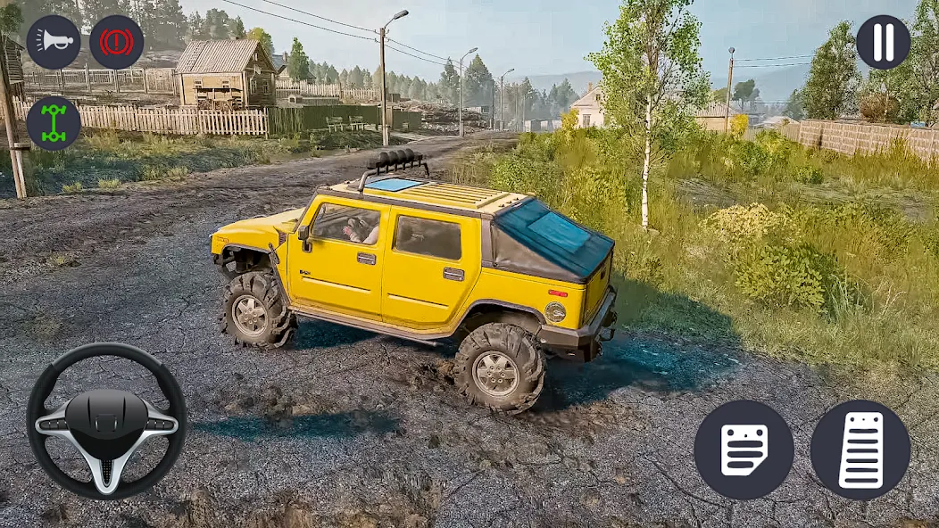 Скачать взломанную 4×4 Jeep Offroad Car Driving (Джип Оффроуд Автомобиль Вождения)  [МОД Все открыто] — последняя версия apk на Андроид screen 5