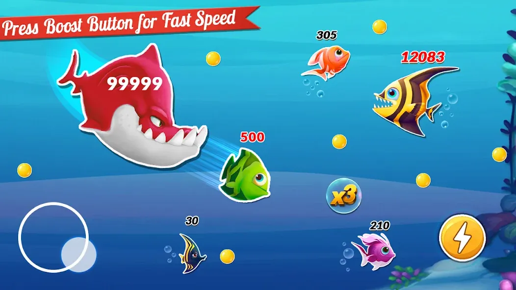 Взломанная Fish.IO Fish Games Shark Games (Фиш Ай О Фиш Геймс Шарк Геймс)  [МОД Много денег] — стабильная версия apk на Андроид screen 1