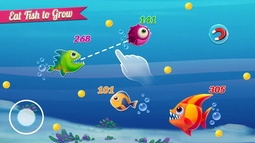 Взломанная Fish.IO Fish Games Shark Games (Фиш Ай О Фиш Геймс Шарк Геймс)  [МОД Много денег] — стабильная версия apk на Андроид screen 5