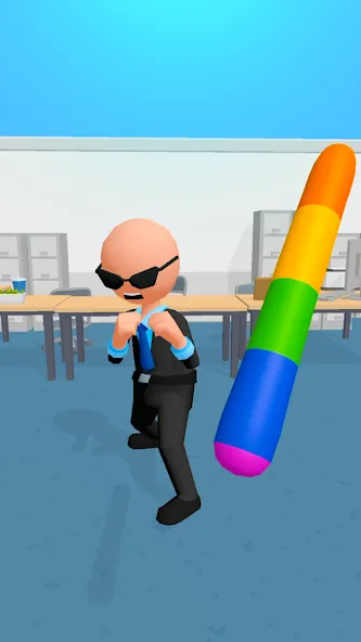 Взлом Crazy Office — Slap & Smash  [МОД Unlocked] — последняя версия apk на Андроид screen 1