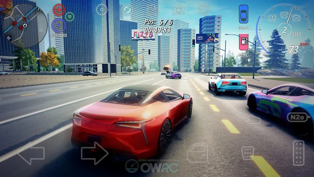 Взломанная OWRC: Open World Racing Cars (ОВРК )  [МОД Unlimited Money] — стабильная версия apk на Андроид screen 1