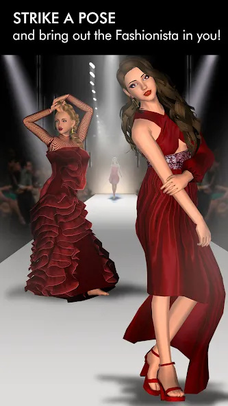 Взломанная Fashion Empire — Dressup Sim (Фэшн Эмпайр)  [МОД Unlocked] — последняя версия apk на Андроид screen 2