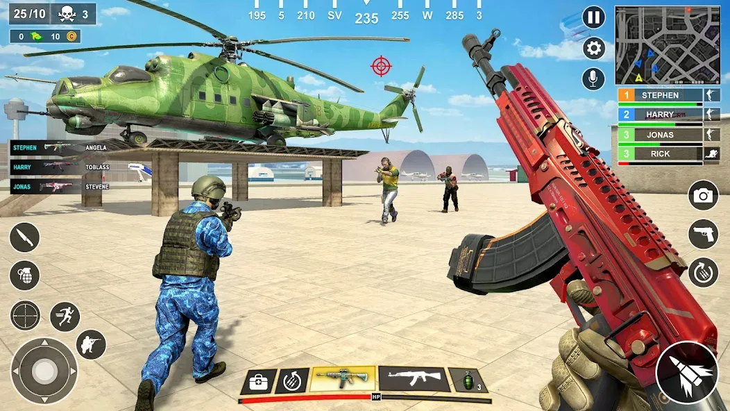 Взлом Anti Terrorist Shooting Game  [МОД Бесконечные деньги] — полная версия apk на Андроид screen 2