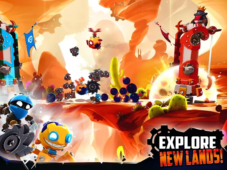 Скачать взлом Badland Brawl (Бэдлэнд Броул)  [МОД Меню] — последняя версия apk на Андроид screen 3