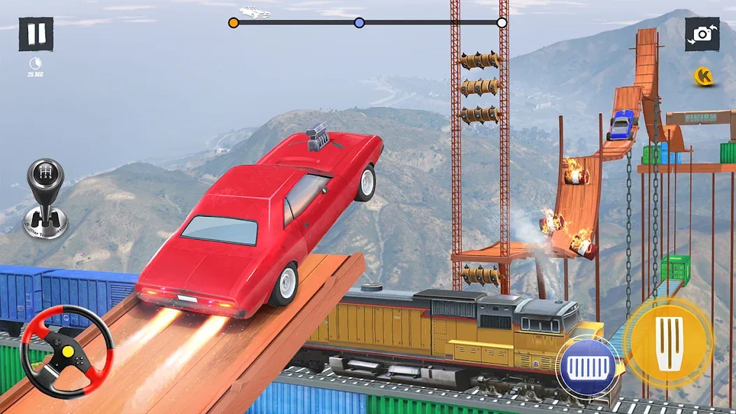 Скачать взлом Car Stunt Games 3D Car Games  [МОД Много монет] — полная версия apk на Андроид screen 1