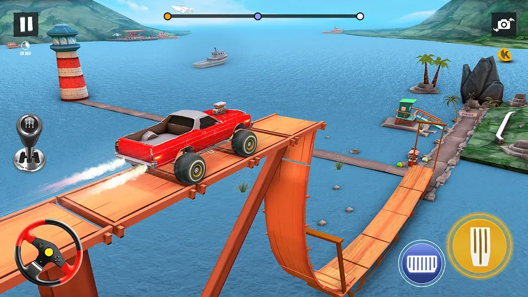 Скачать взлом Car Stunt Games 3D Car Games  [МОД Много монет] — полная версия apk на Андроид screen 3