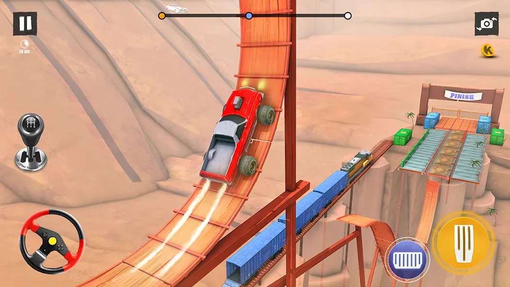 Скачать взлом Car Stunt Games 3D Car Games  [МОД Много монет] — полная версия apk на Андроид screen 5