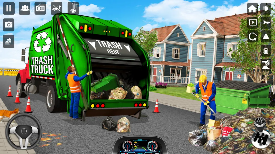 Скачать взлом Trash Truck Games Simulator 3D  [МОД Бесконечные монеты] — стабильная версия apk на Андроид screen 1