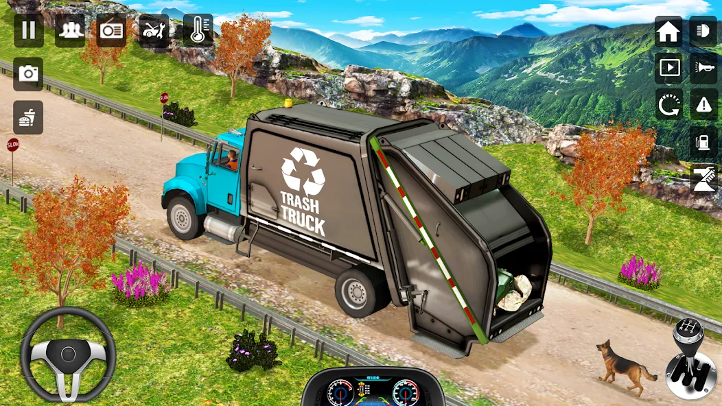 Скачать взлом Trash Truck Games Simulator 3D  [МОД Бесконечные монеты] — стабильная версия apk на Андроид screen 2