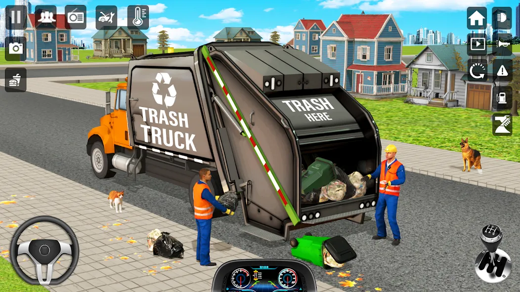 Скачать взлом Trash Truck Games Simulator 3D  [МОД Бесконечные монеты] — стабильная версия apk на Андроид screen 4