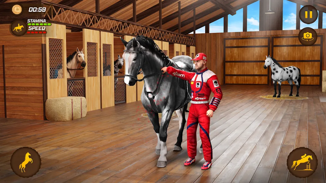 Взломанная Horse Racing Game: Horse Games  [МОД Меню] — последняя версия apk на Андроид screen 1