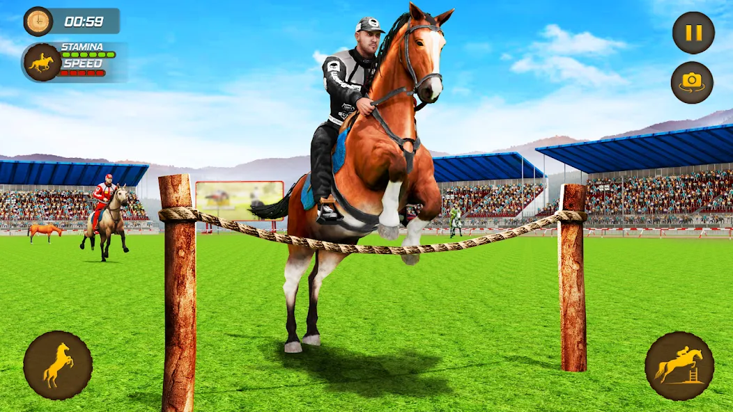 Взломанная Horse Racing Game: Horse Games  [МОД Меню] — последняя версия apk на Андроид screen 5