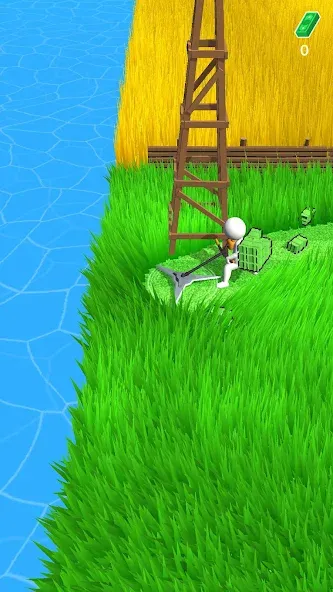 Скачать взлом Stone Grass: Mowing Simulator (Стоун Грасс)  [МОД Mega Pack] — последняя версия apk на Андроид screen 1