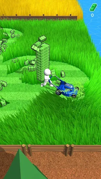 Скачать взлом Stone Grass: Mowing Simulator (Стоун Грасс)  [МОД Mega Pack] — последняя версия apk на Андроид screen 2