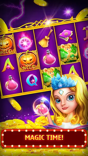 Скачать взломанную Slots (Слоты)  [МОД Unlocked] — последняя версия apk на Андроид screen 3