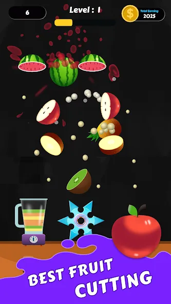 Взломанная Fruit Cut Master — Crazy Slash (Фрут Кат Мастер)  [МОД Все открыто] — последняя версия apk на Андроид screen 3