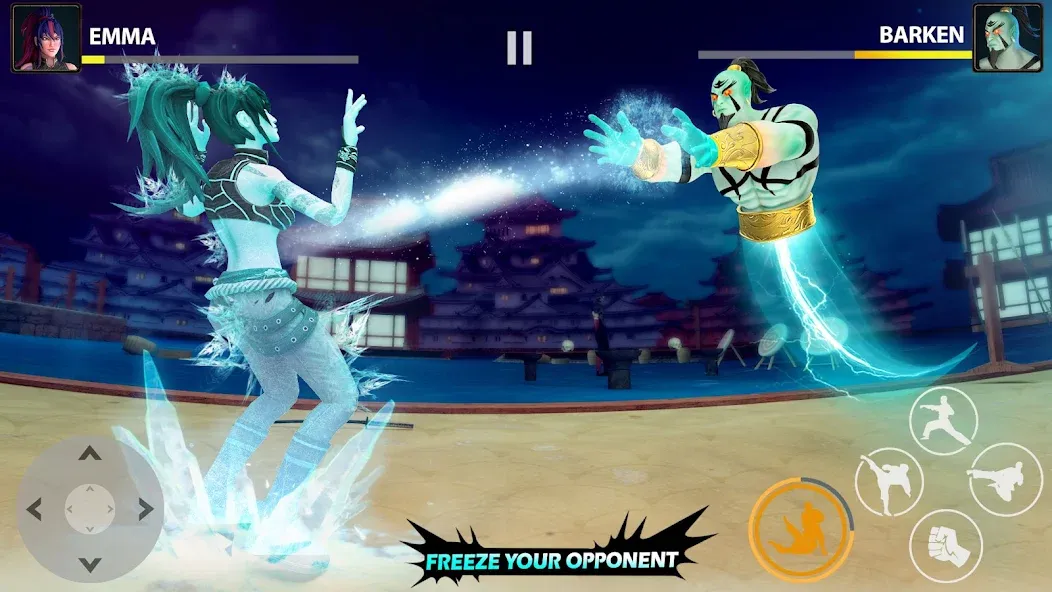 Скачать взлом Ninja Clash: Karate Fighters (Ниндзя Мастер)  [МОД Много денег] — полная версия apk на Андроид screen 3