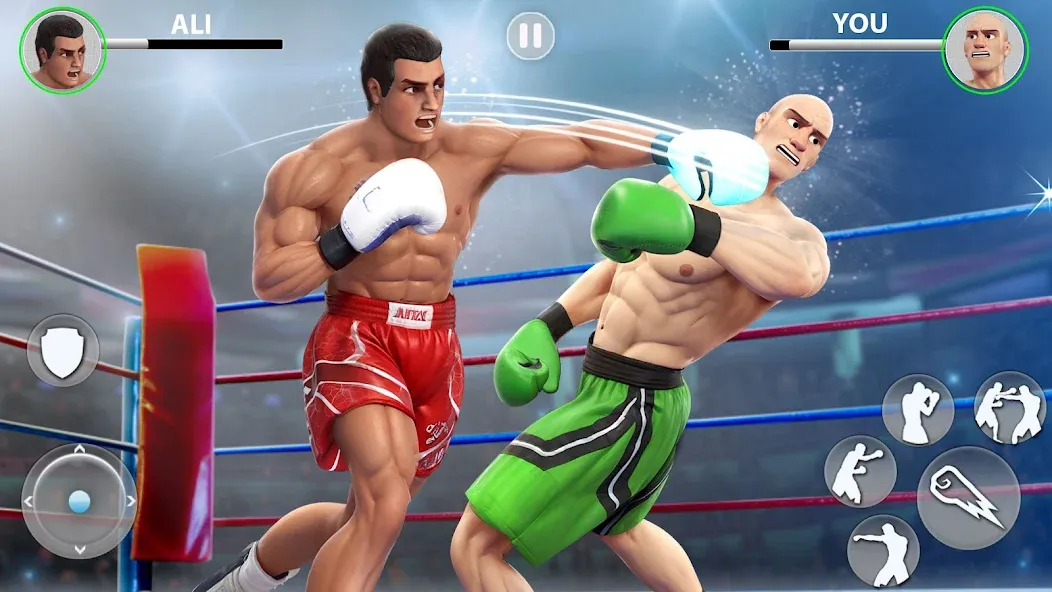 Скачать взлом Kick Boxing Games: Fight Game  [МОД Все открыто] — стабильная версия apk на Андроид screen 2