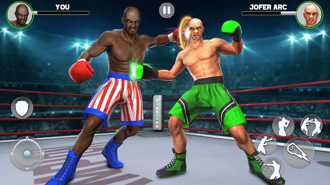 Скачать взлом Kick Boxing Games: Fight Game  [МОД Все открыто] — стабильная версия apk на Андроид screen 4