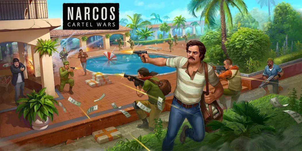 Скачать взломанную Narcos: Cartel Wars & Strategy (Наркос)  [МОД Unlimited Money] — полная версия apk на Андроид screen 1